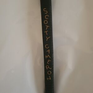 Scotty Cameron Dancing Letters Black With Gold Letters Putter Grip